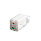MICRODIA SMARTCube™ Nano 45W GaN Pro Wall Charger, Dual-Port, USB-C PD3.0 + USB-A QC3.0